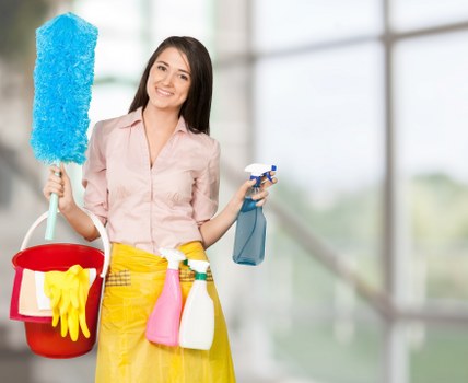 Personal protective equipment used by cleaners