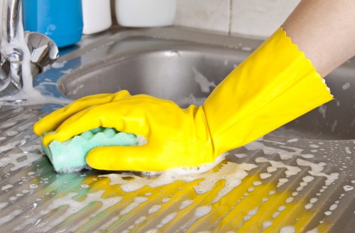 Professional cleaning equipment for a local business premises