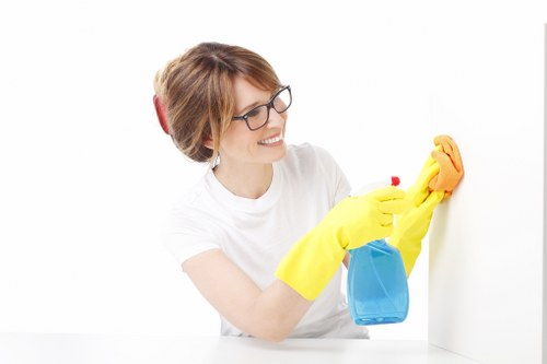 Local after builders cleaning team working in a Richmond upon Thames property